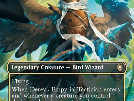 Derevi, Empyrial Tactician (Borderless) [Bloomburrow Commander] Hot on Sale