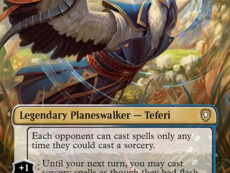 Teferi, Time Raveler (Borderless) [Bloomburrow Commander] For Cheap