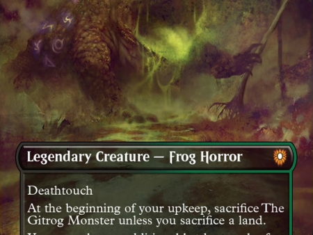 The Gitrog Monster (Borderless) [Bloomburrow Commander] Cheap