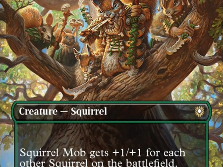 Squirrel Mob (Borderless) [Bloomburrow Commander] Online Sale