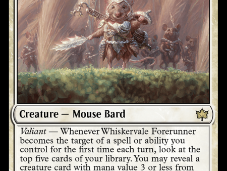 Whiskervale Forerunner [Bloomburrow] Online