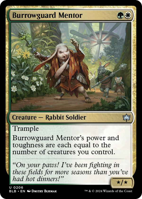 Burrowguard Mentor [Bloomburrow] Cheap