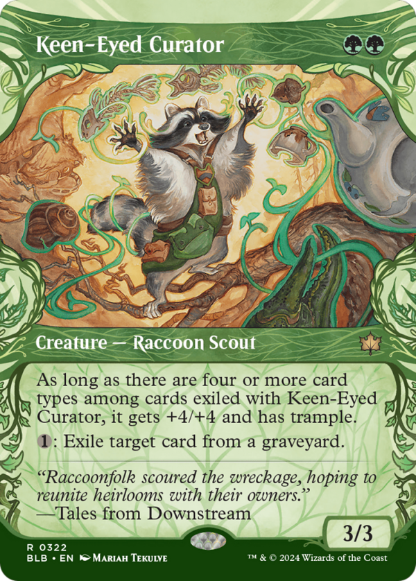 Keen-Eyed Curator (Showcase) [Bloomburrow] Online Sale