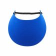 Blues and Black Solid Colors Foam Sun Visor For Discount