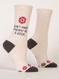 BlueQ Women Crew Socks Don t Make Mommy Be A Bitch For Discount