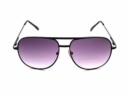 Tune Out Unique Metal Frame Aviator Bifocal Reading Sunglasses Online now