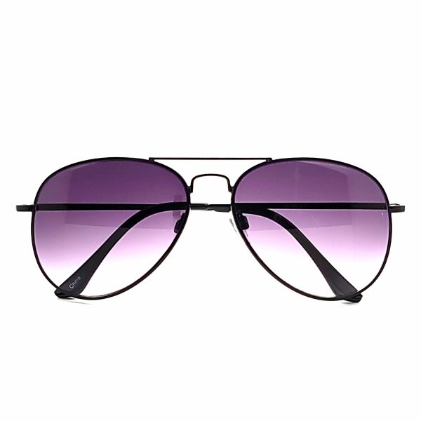 The Man Large Aviator Reading Sunglasses with Fully Magnified Gradient Lenses Online Sale