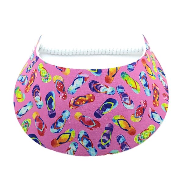 Beach Day Patterns Foam Sun Visor Discount