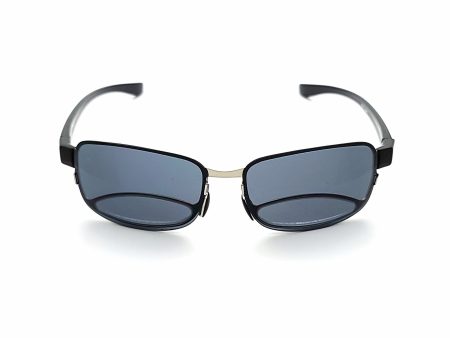 Double Frame Lens Oval Metal Bifocal Reading Sunglasses Fashion