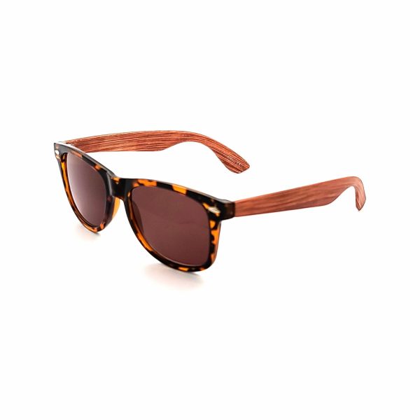 Last Chance Blast Fully Magnified Wayfarer Wood Temple Reading Sunglasses Online now