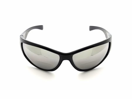 Word Mirrored Lenses Plastic Sport Inner Bifocal Reading Sunglasses Online now