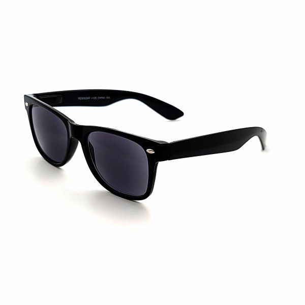 Crack up Men s Wayfarer Reading Sunglasses with Fully Magnified Lenses For Sale