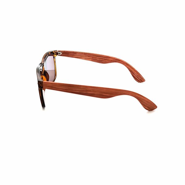 Last Chance Blast Fully Magnified Wayfarer Wood Temple Reading Sunglasses Online now