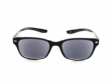 Hang around your neck Wayfarer Reading Sunglasses with Fully Magnified Lenses For Sale