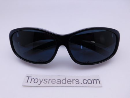 Small Polarized Fit-Overs in Black with Smoke Lens Online Sale