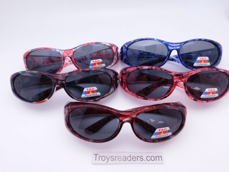 Colorful Translucent Fits-Over Sunglasses in Five Designs Online