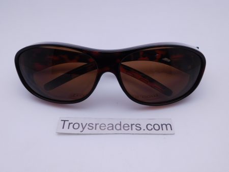 Small Fit-Overs in Tortoise with Amber Lens For Discount