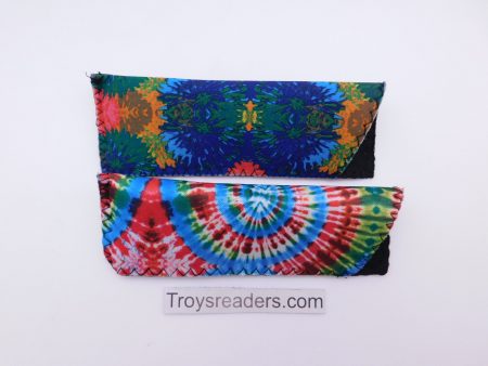 Tie Dye Glasses Sleeve Pouch in Two Designs For Sale