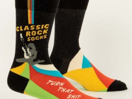 BlueQ Men Crew Socks Classic Rock Socks Online Sale