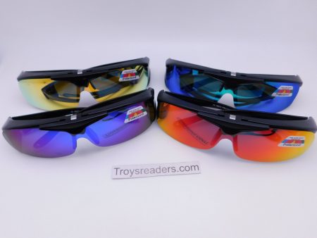 Polarized Mirrored Flip-up Fit Overs in Four Colors Online Sale