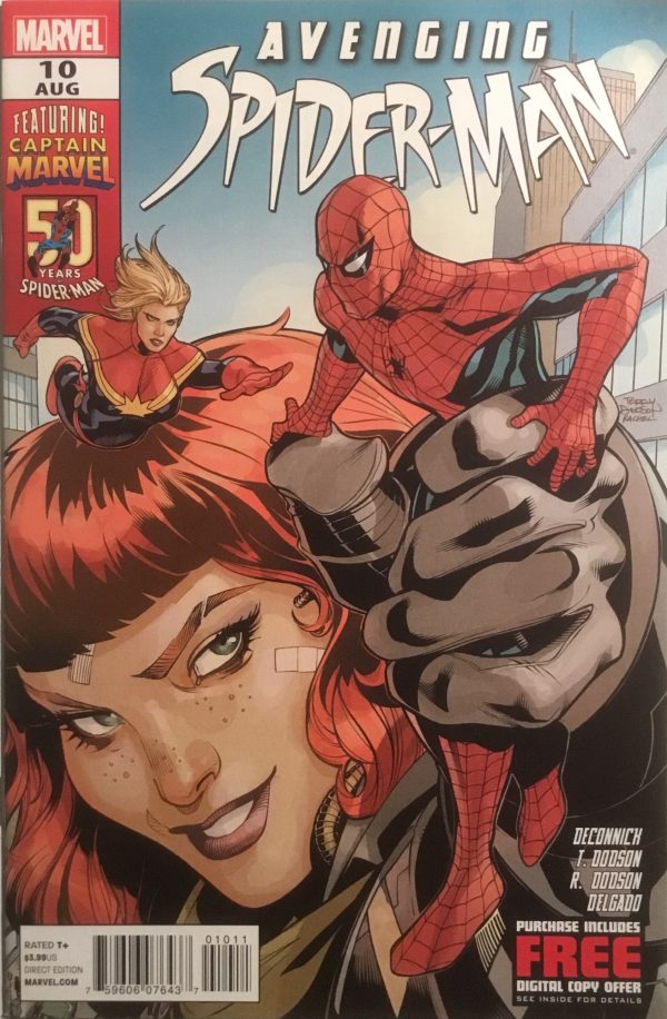 AVENGING SPIDER-MAN #10 SECOND APPEARANCE OF CAROL DANVERS AS CAPTAIN MARVEL Supply