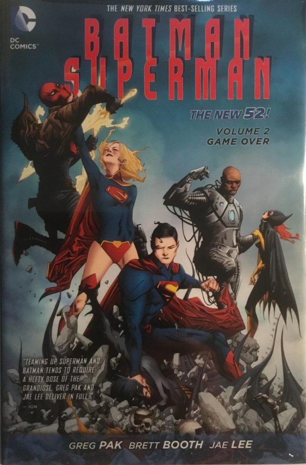 BATMAN   SUPERMAN (NEW 52) VOL 2 GAME OVER HARDCOVER GRAPHIC NOVEL For Cheap