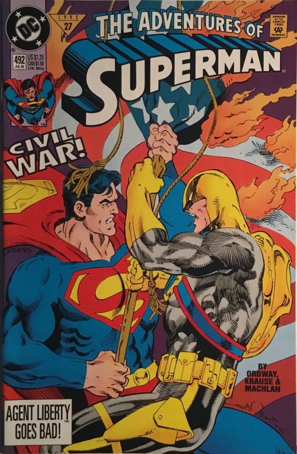 ADVENTURES OF SUPERMAN (1987-2006) # 492 Online Sale