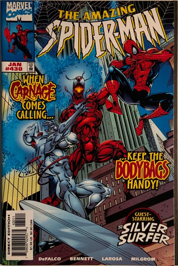 AMAZING SPIDER-MAN (1963-1998) # 430 FIRST APPEARANCE OF CARNAGE COSMIC Online