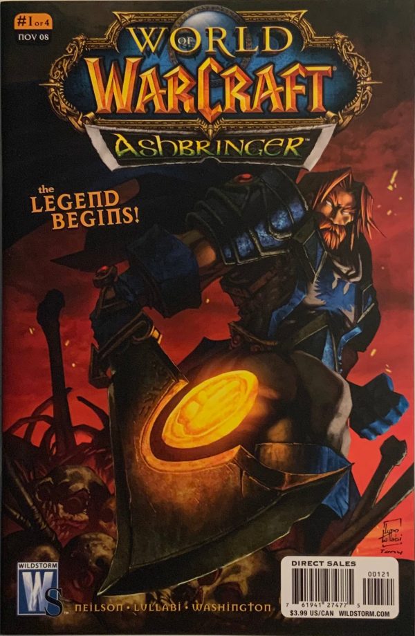 WORLD OF WARCRAFT : ASHBRINGER # 1 LULLABI 1:10 VARIANT COVER Discount