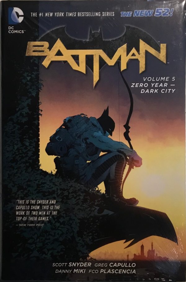 BATMAN (NEW 52) VOL 5 ZERO YEAR - DARK CITY HARDCOVER GRAPHIC NOVEL on Sale