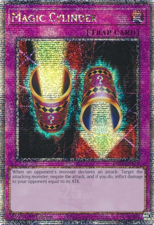 Magic Cylinder (Quarter Century Secret Rare) [RA03-EN115] Quarter Century Secret Rare For Sale