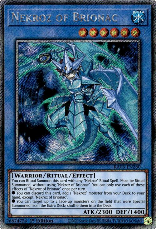 Nekroz of Brionac (Platinum Secret Rare) [RA03-EN260] Platinum Secret Rare Online