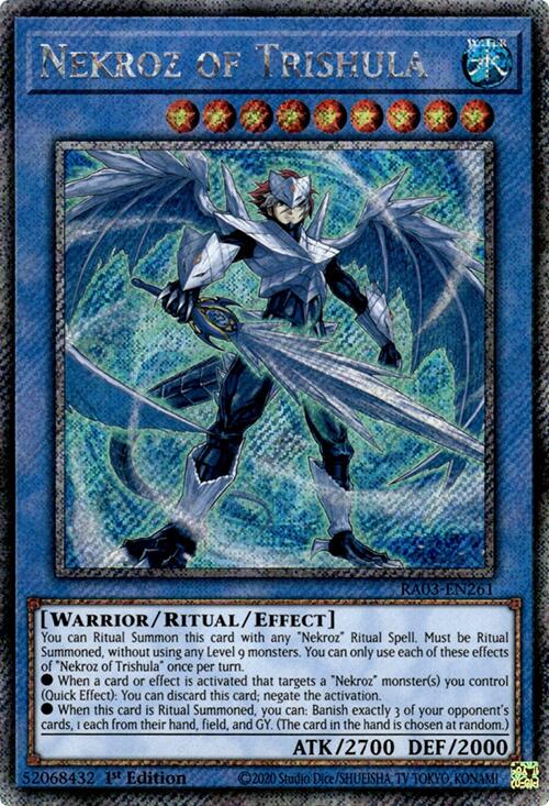 Nekroz of Trishula (Platinum Secret Rare) [RA03-EN261] Platinum Secret Rare on Sale