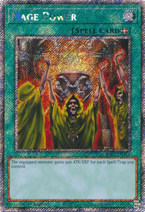 Mage Power (Platinum Secret Rare) [RA03-EN113] Platinum Secret Rare Online Sale