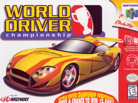 WORLD DRIVER CHAMPIONSHIP  - N64 (W BOX & MANUAL) Online